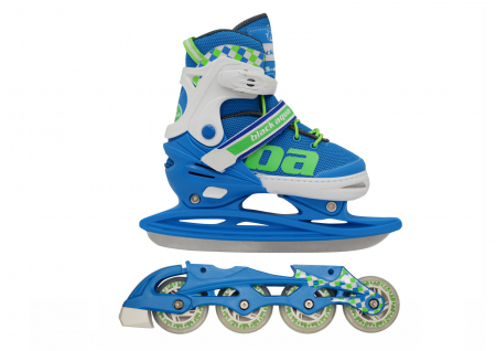 Раздвижные коньки AS-409 с дополнительной роликовой платформой